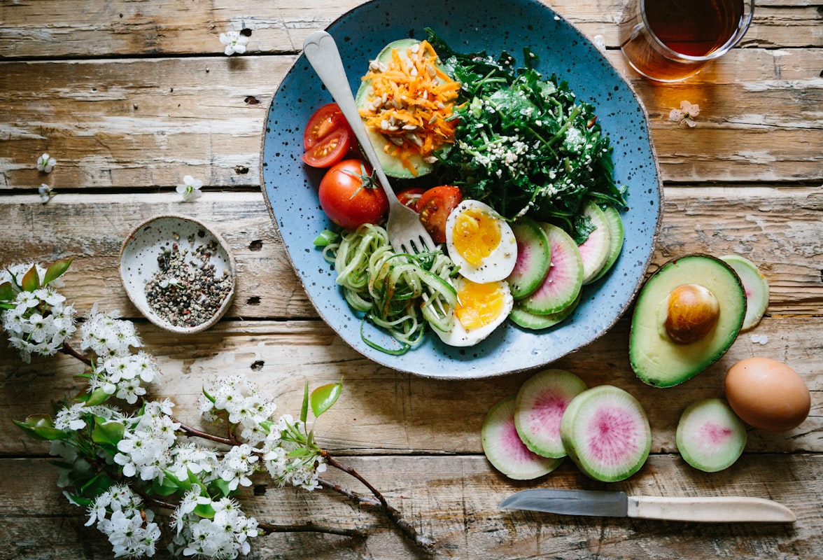 Fruits et légumes colorés